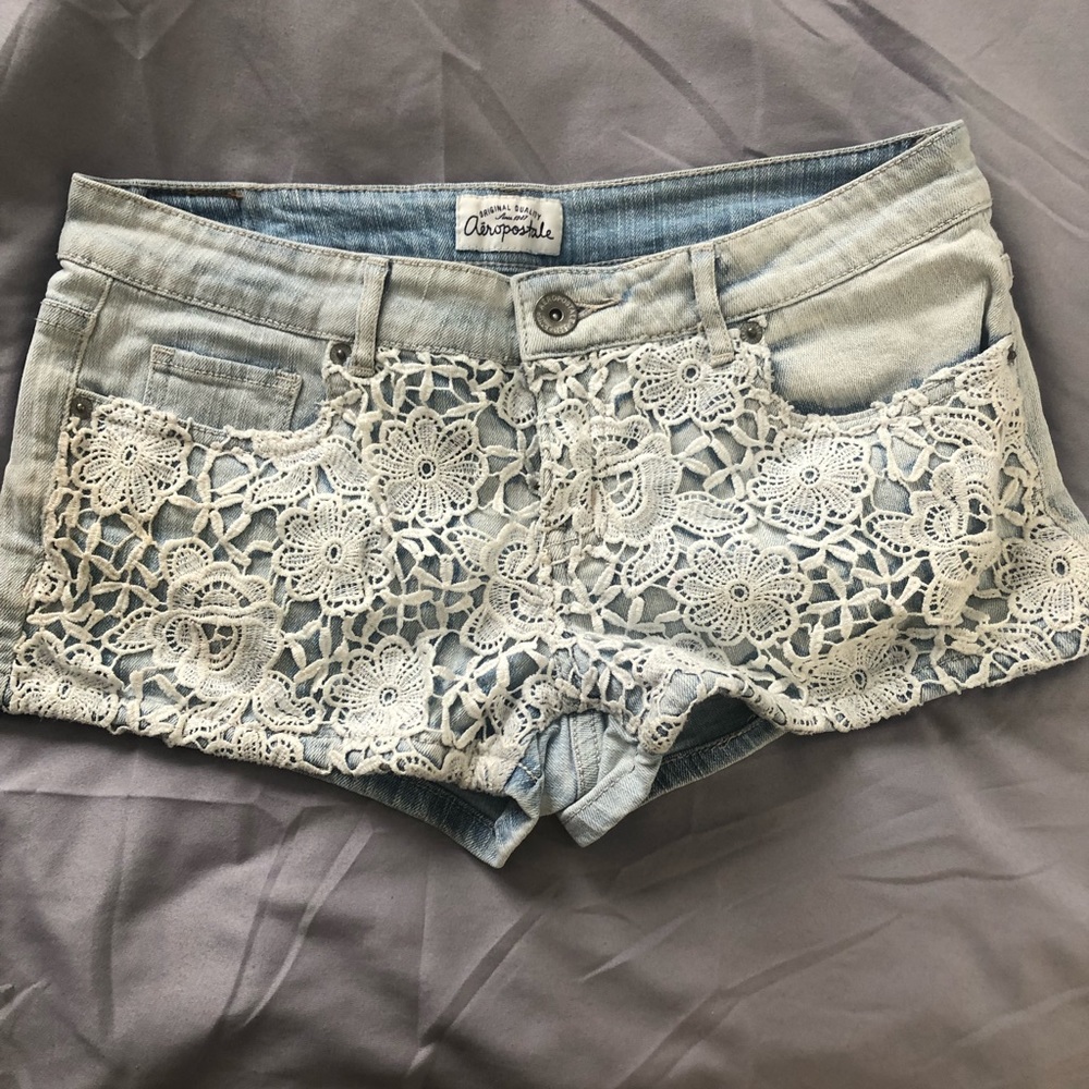 Aeropostale denim jean shorts